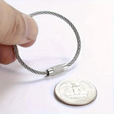 Stainless Steel Wire Ring for Hanging Keys,Tags & Labels