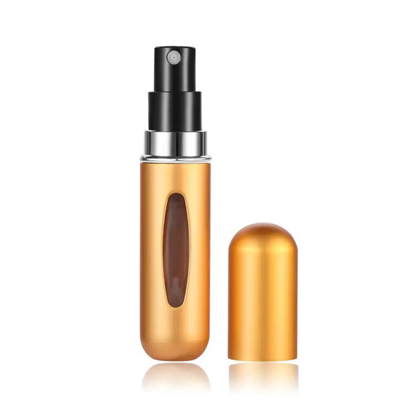 Portable Mini Refillable Perfume Atomiser - 5ml - Gold