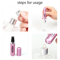 Portable Mini Refillable Perfume Atomiser - 5ml - Red