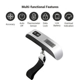 50kg Digital Handheld Luggage Hanging Baggage Scale