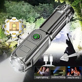 Super Bright Zoomable Rechargeable torch