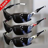 3x  piece Sports Glasses Unisex design