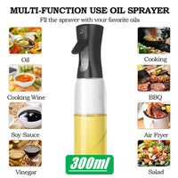 300ml Baking Oil Sprayer Bottle in Stylish Black