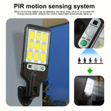 Solar Motion Sensor Light With Remote Control