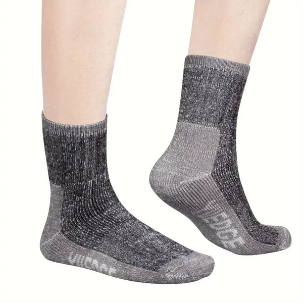 1 Pair of Men's Solid Thermal Socks - Merino Mix -Selection of Sizes