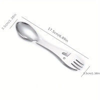 Stainless Steel Spork - Silver