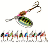 10pcs Set Fishing Lure Spinnerbait