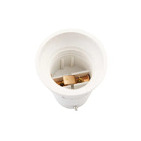 5pcs B22 to E27 Screw Light Bulb Adapter