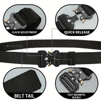 Tactical Belt Multi-functional Buckle High Quality Marine Corps Belt