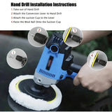 5- piece 4" Car Polishing Waxing Buffing Wheel Pad