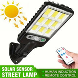 Solar Motion Sensor Light With Remote Control