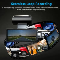 Dual Camera Dash Cam - Front and Inside