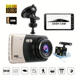 HD Dash Cam, Front and Rear Dual Recording