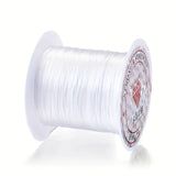 Elastic Beading Thread - Available in white or Black (10m)/Roll