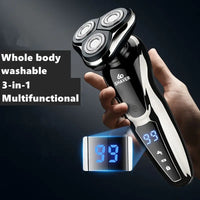 3-in-1 Shaver, Nose Hair Trimmer, and Portable Razor