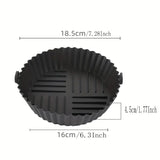 Silicone Air Fryer Liner - Black