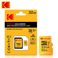 32GB Kodak Micro SDHC Memory Card With Adapter