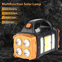 Rechargeable Portable Solar Flashlight Torch