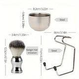 3 In 1 Shaving Brush Set