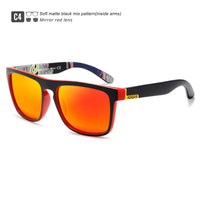 KDEAM Polarised Sunglasses  - Mirror Red Lens