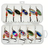 10pcs Set Fishing Lure Spinnerbait