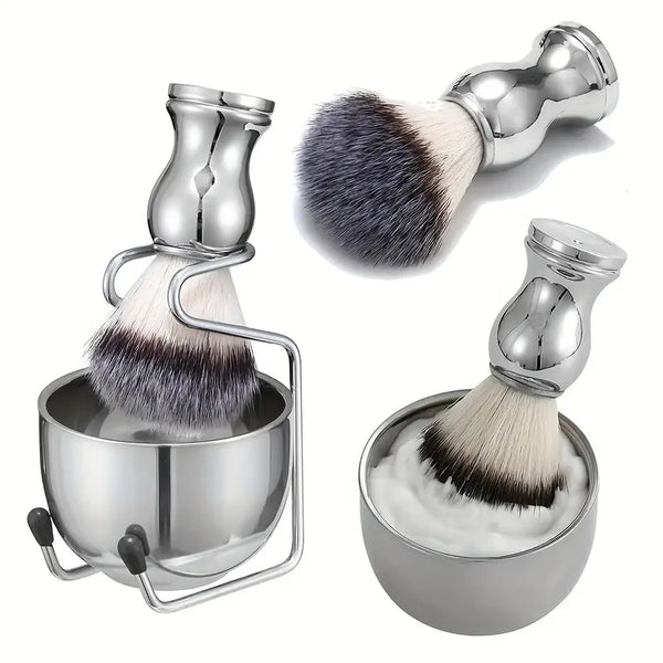 3 In 1 Shaving Brush Set