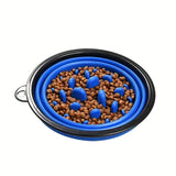 Collapsible Dog Bowl - Blue - 1000ml