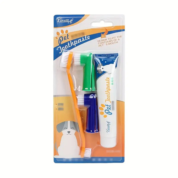 4-Pack Pet Dental Care Kit