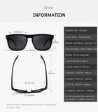 KDEAM Polarised Sunglasses  - Mirror Red Lens