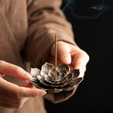 Incense Stick  Holder / Ash Catcher Lotus Flower Shape