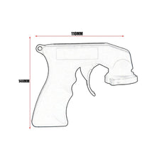 Spray Adaptor Aerosol Spray Gun Handle with Full Grip Trigger