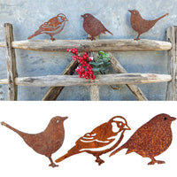 Rustic Rusty Birds