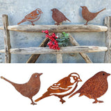 Rustic Rusty Birds